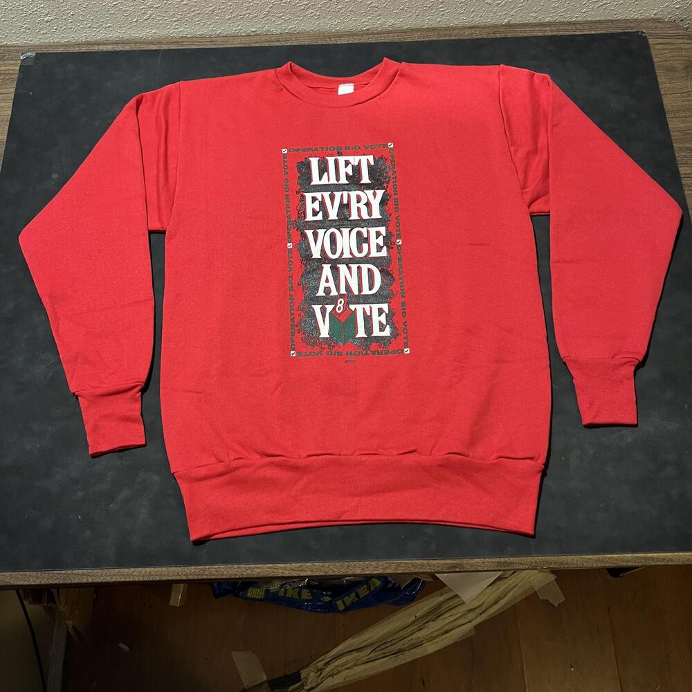 Operation Big Vote Sweatshirt Black American Voters 90s Civil Rights Crewneck